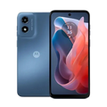 Motorola smartphone showing front and back 